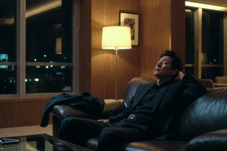 마포 1인 가구 퇴근 후 피로 누적된 모습