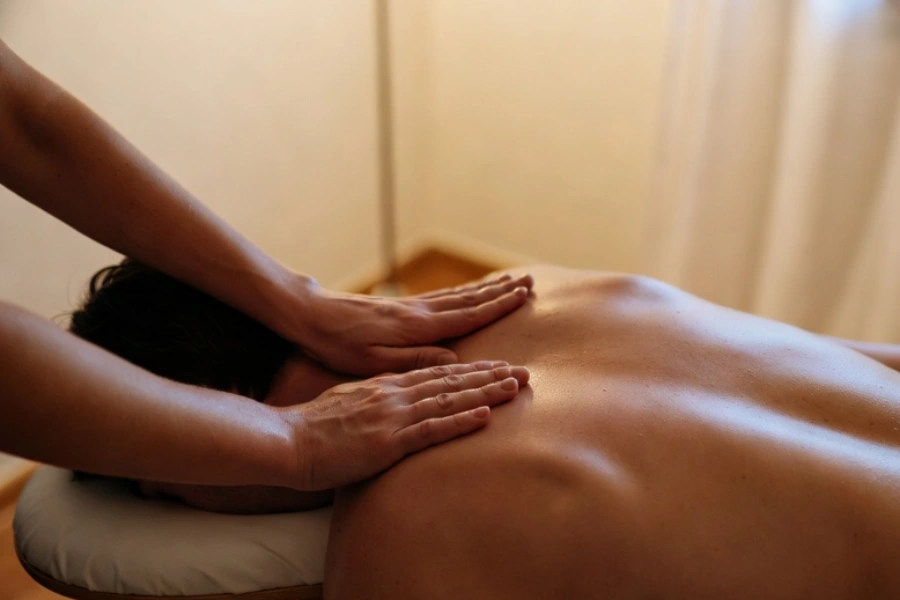 일반 마사지가 주는 부드러운 이완과 휴식의 느낌
