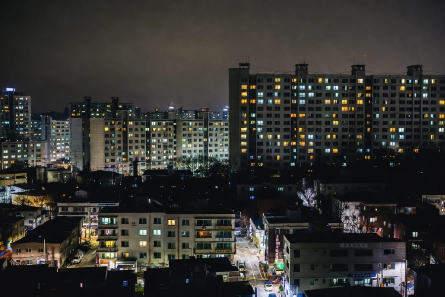 강북출장마사지 야간 예약이 많은 주거지역 밤 분위기